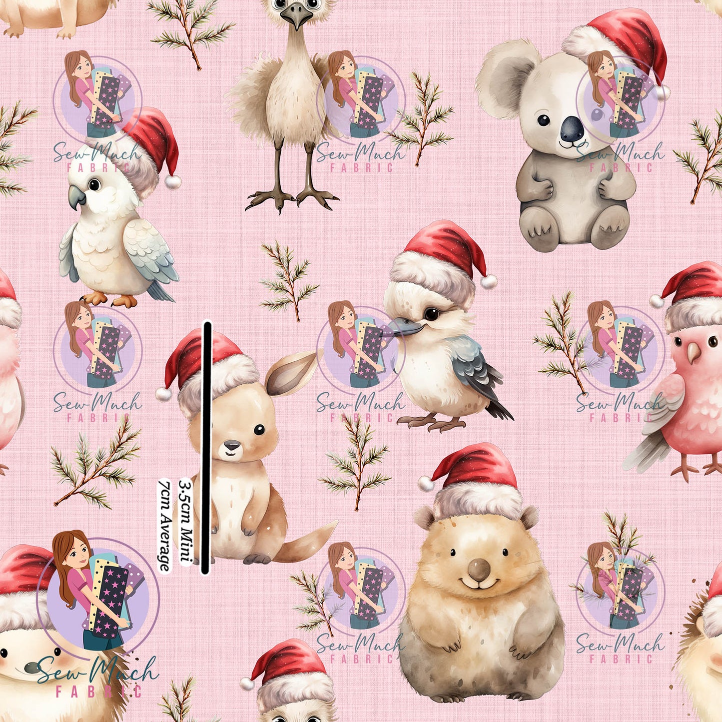 CHRISTMAS Pre-Order: Australian Animals Pink