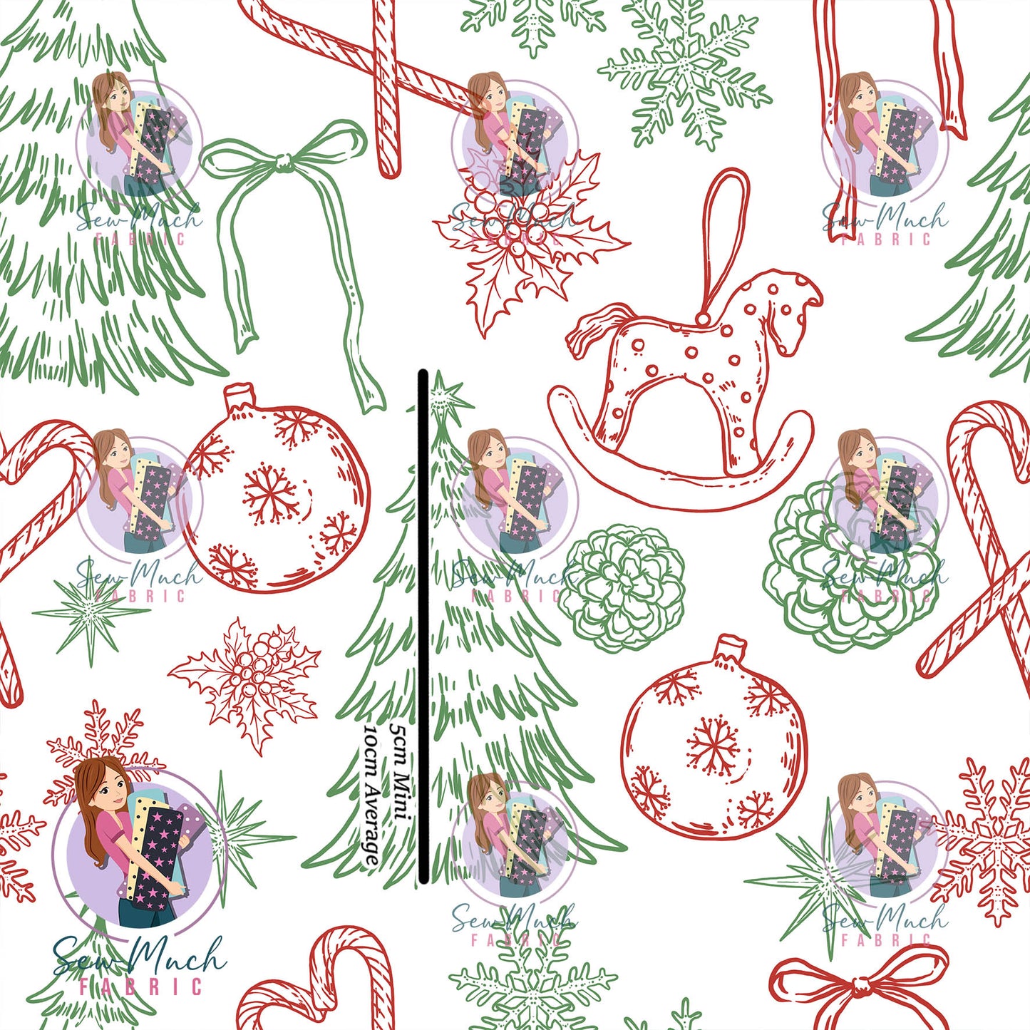 CHRISTMAS Pre-Order: Red & Green Ornaments