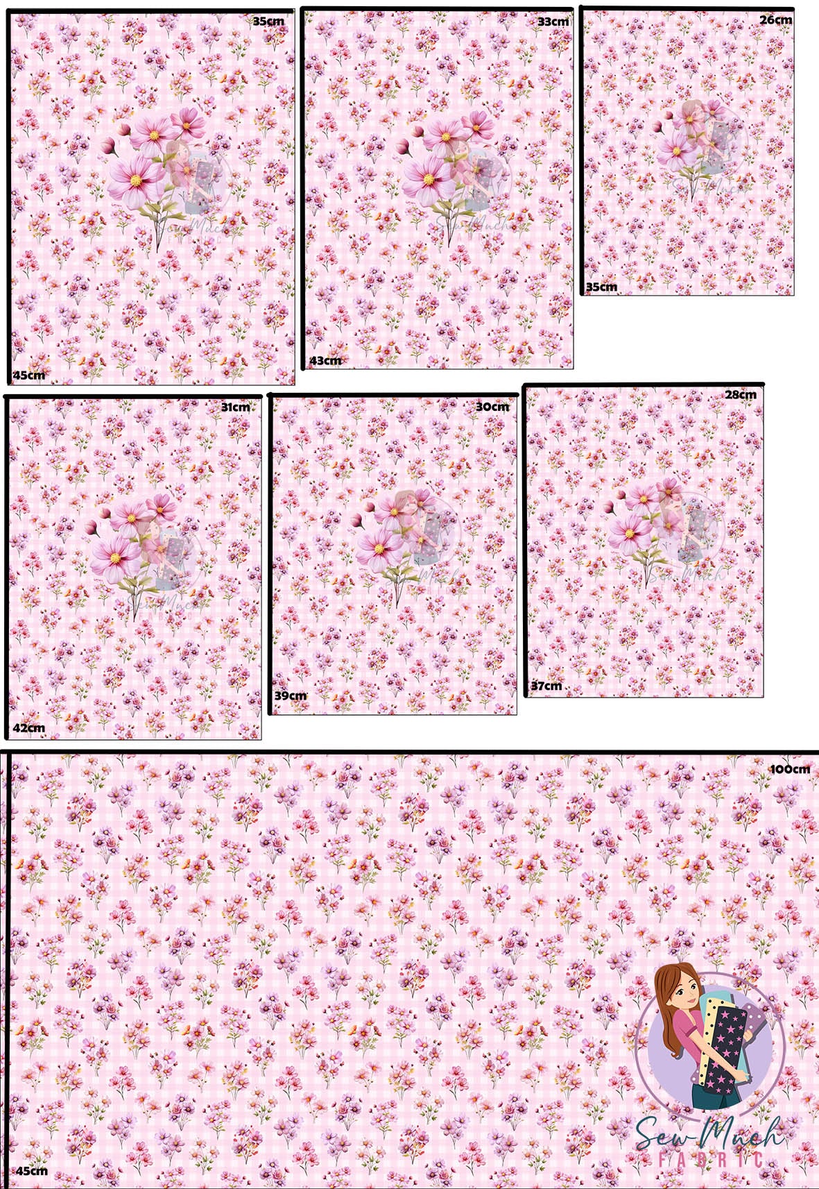 Unlimited Pre-Order: Faith Floral 'PANEL FOR ROMPERS'