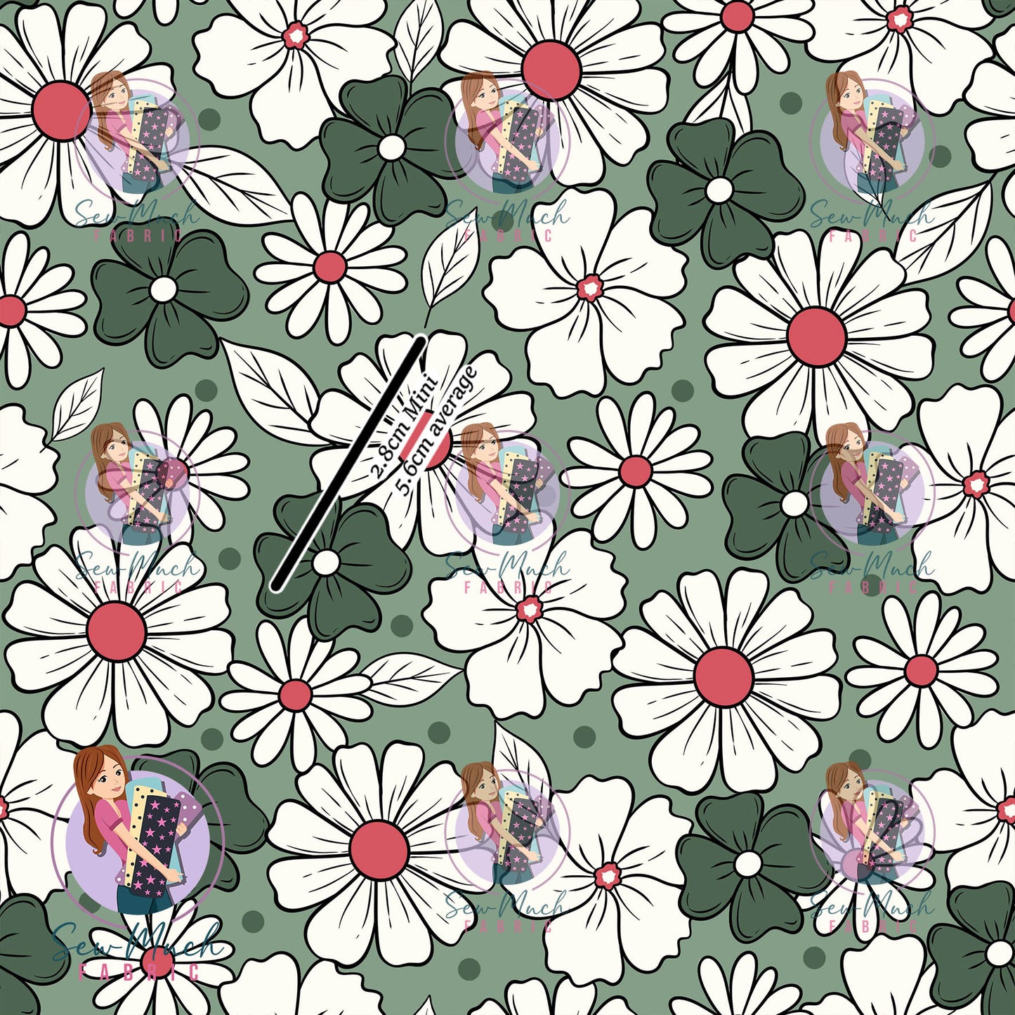 Christmas: Floral BELLE | Woven | Retail | MINI Scale