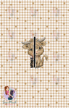Load image into Gallery viewer, NOVEMBER Pre-Order (2): Highland Cows Beige | PANEL |