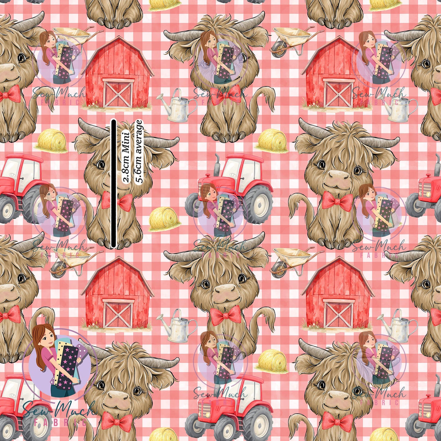 AUGUST Pre-Order (2): Highland Cow Red Tractor