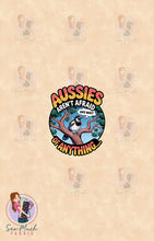Load image into Gallery viewer, NOVEMBER Pre-Order (2): Aussies aren't afraid (Beige) | PANEL |