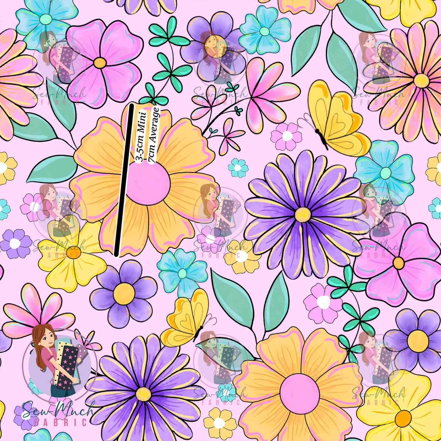 Floral MAGGIE | Woven | Retail | Average Scale