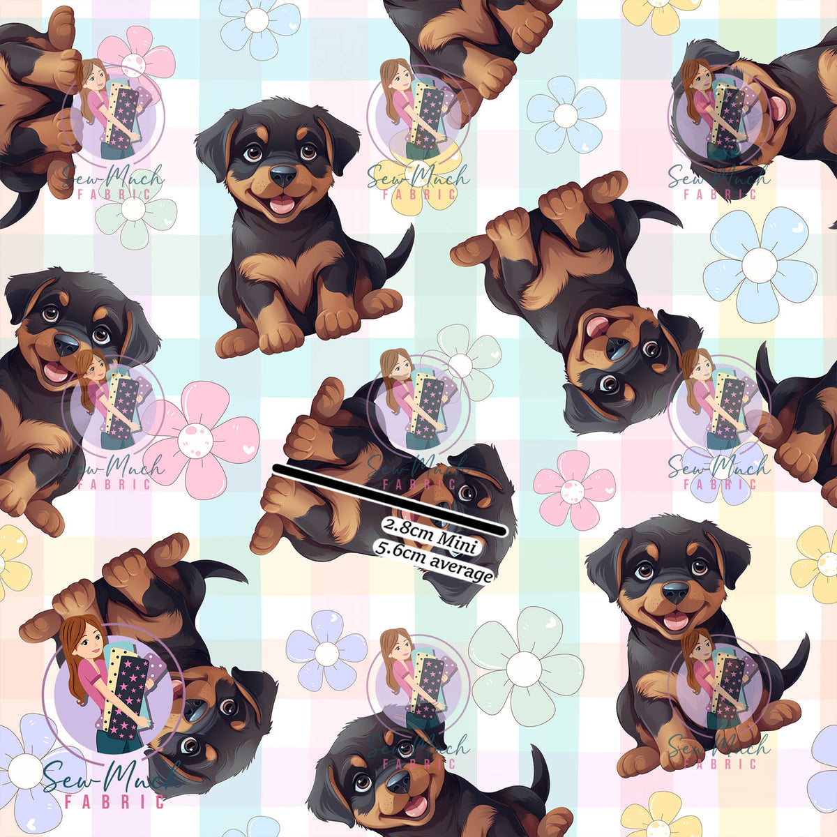 SEPTEMBER Pre-Order (2): Rottweiler Floral
