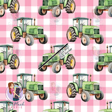 Load image into Gallery viewer, Unlimited Pre-Order: Tractor Pink Gingham