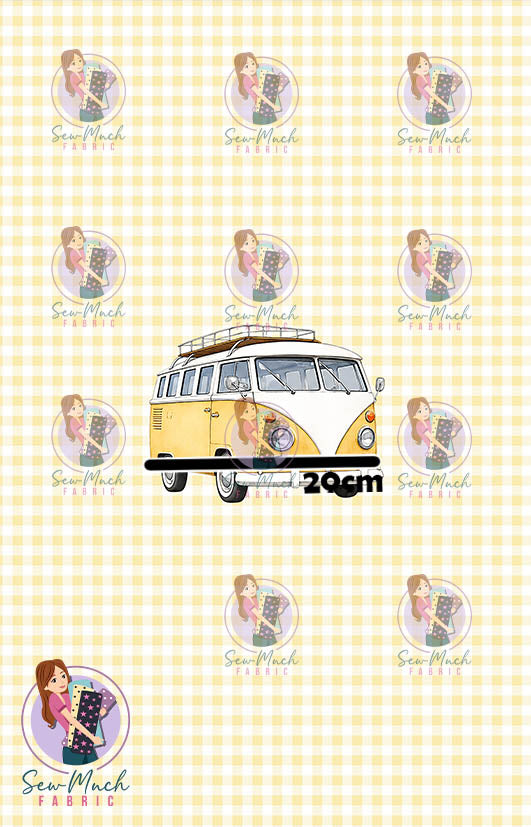 JULY Pre-Order (1): Retro Camper Yellow PANEL