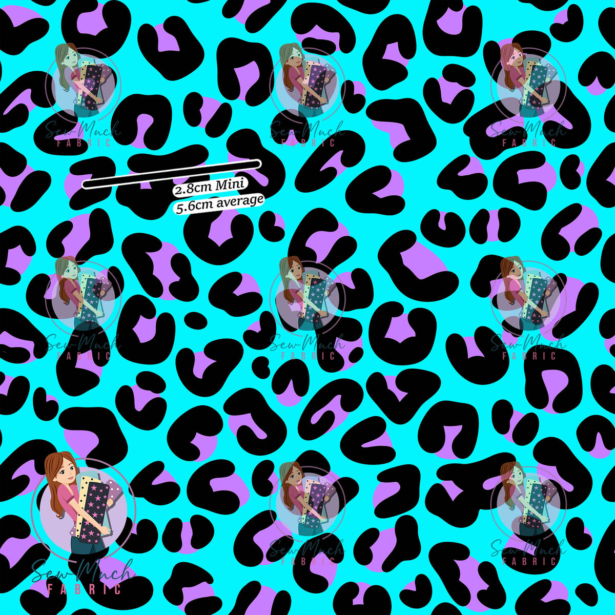 OCTOBER Pre-Order (2): Leopard Print (Blue & Purple)