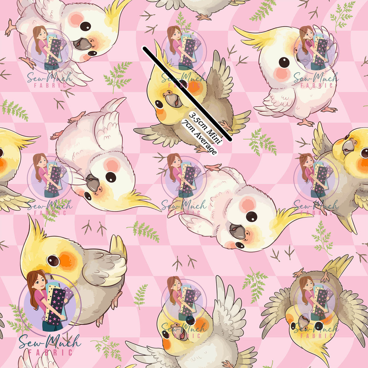 Cockatiel Pink | Woven | Retail | Average Scale