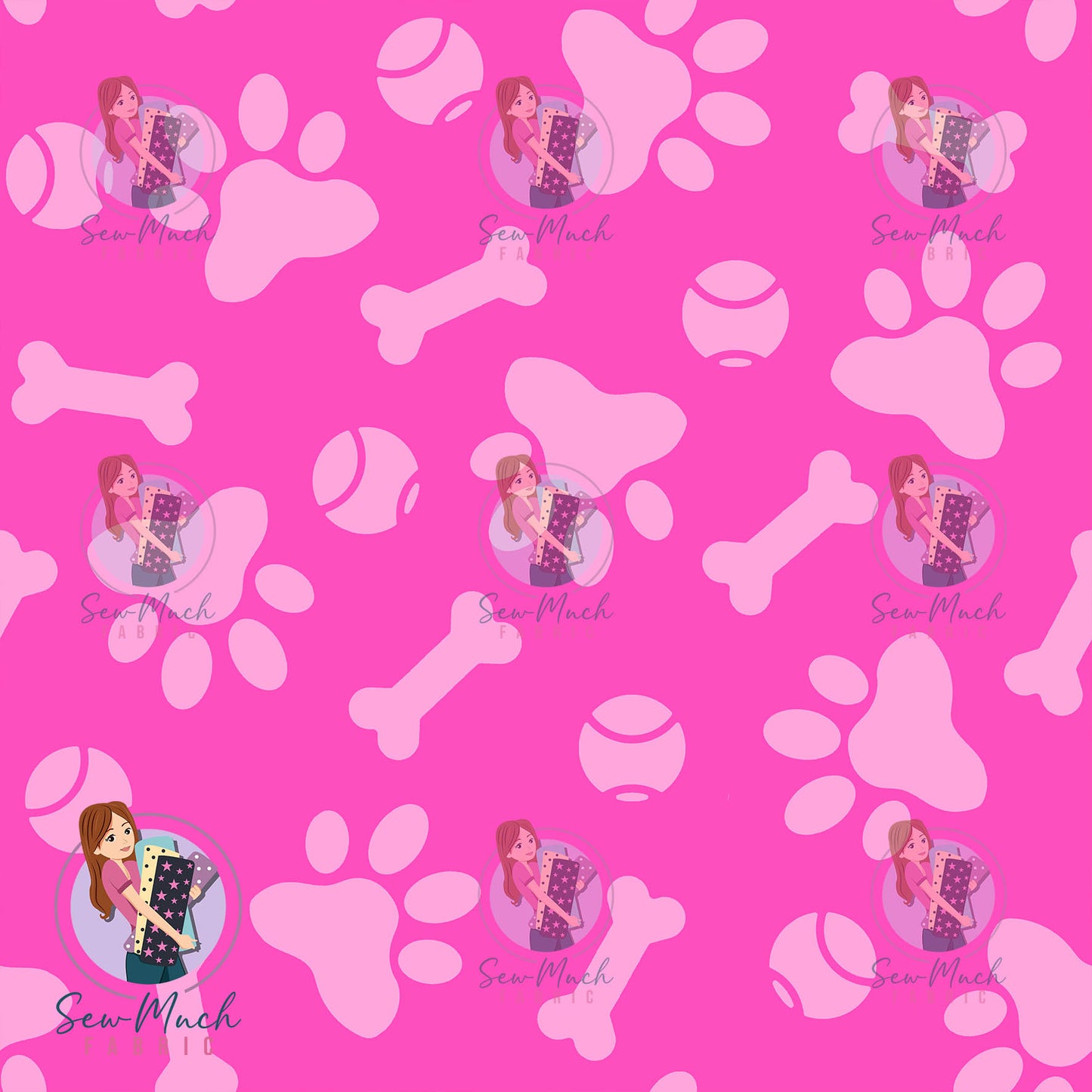 Paw Prints Pink | Pre-Order |
