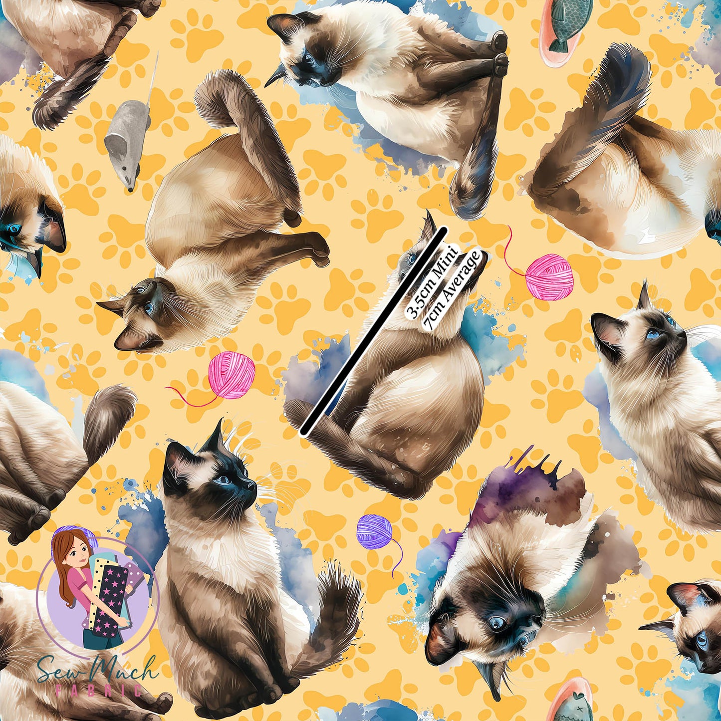 Balinese Cat | Canvas | Retail | Average Scale