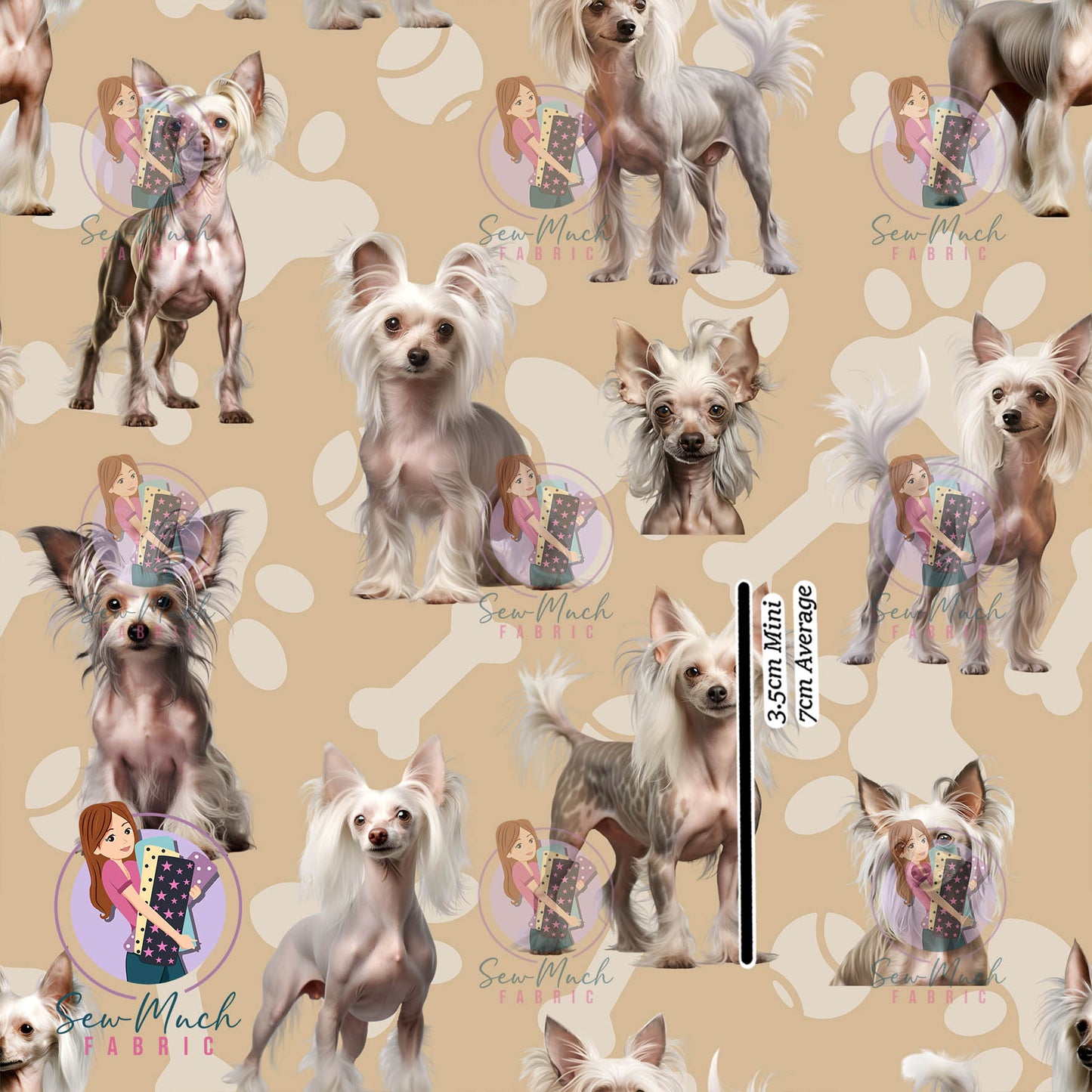 Chinese Crested | Woven | Retail | Average Scale
