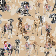 Load image into Gallery viewer, Great Dane Beige | French Terry | Retail | Average scale