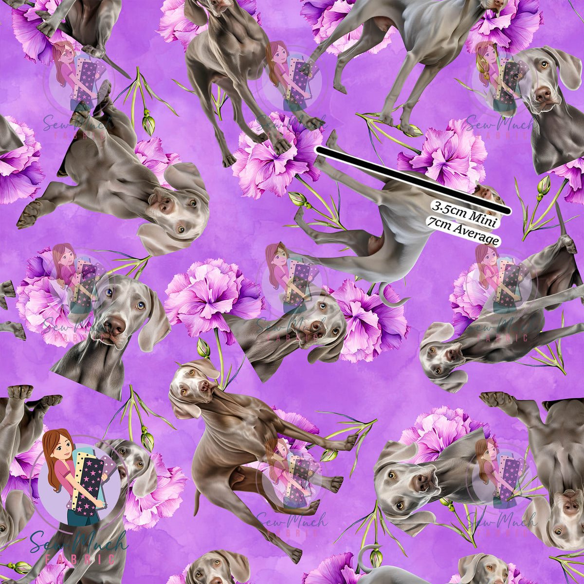 weimaraner-2-pre-order-sew-much-fabric-australia