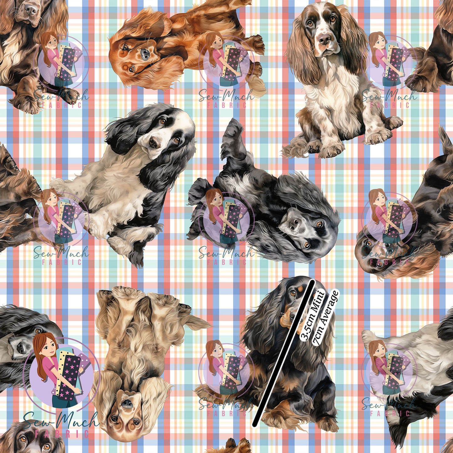MAY Pre-Order (2): Cocker Spaniel Plaid