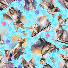 Load image into Gallery viewer, Cornish Rex | French Terry | Retail | Average scale