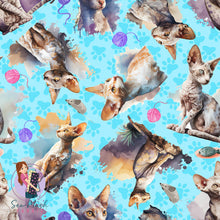 Load image into Gallery viewer, Cornish Rex | French Terry | Retail | Average scale