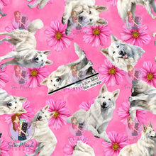 Load image into Gallery viewer, White Shepherd Floral | Waterproof Canvas | Retail | Average Scale