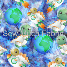 Load image into Gallery viewer, Dinosaurs in Space | MINKY | Retail | Average Scale