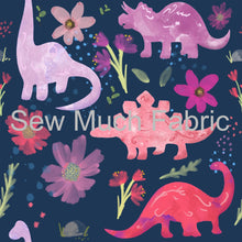 Load image into Gallery viewer, Pink Dinosaurs | MINKY | Retail | Average Scale