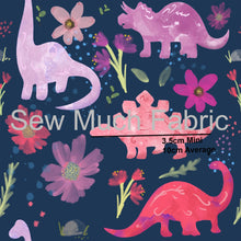Load image into Gallery viewer, Pink Dinosaurs | MINKY | Retail | Average Scale