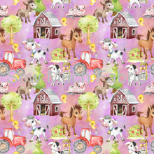 Load image into Gallery viewer, Farm Yard (Pink) | Double Minky | Retail | Average Scale