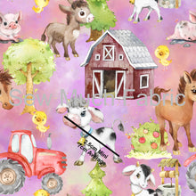 Load image into Gallery viewer, Farm Yard (Pink) | Double Minky | Retail | Average Scale