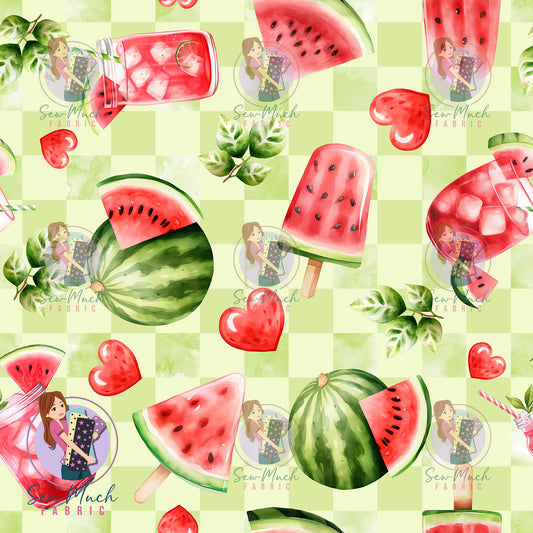 Unlimited Pre-Order: Watermelon Green Checks