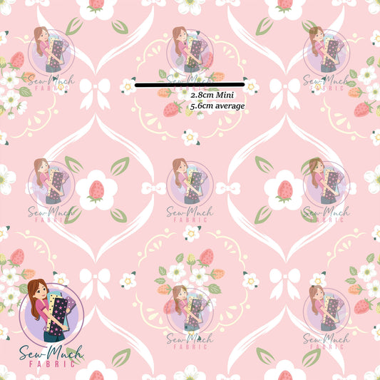 Strawberry Floral | Canvas | Retail | Average Scale