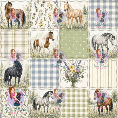 OCTOBER Pre-Order (2): Horses Patchwork