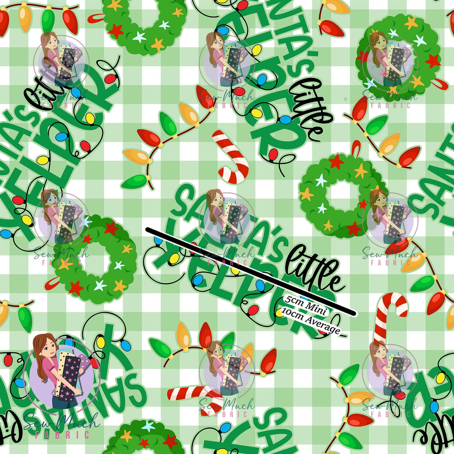 Christmas: Santa's Little Yelper | Woven | Retail | MINI Scale