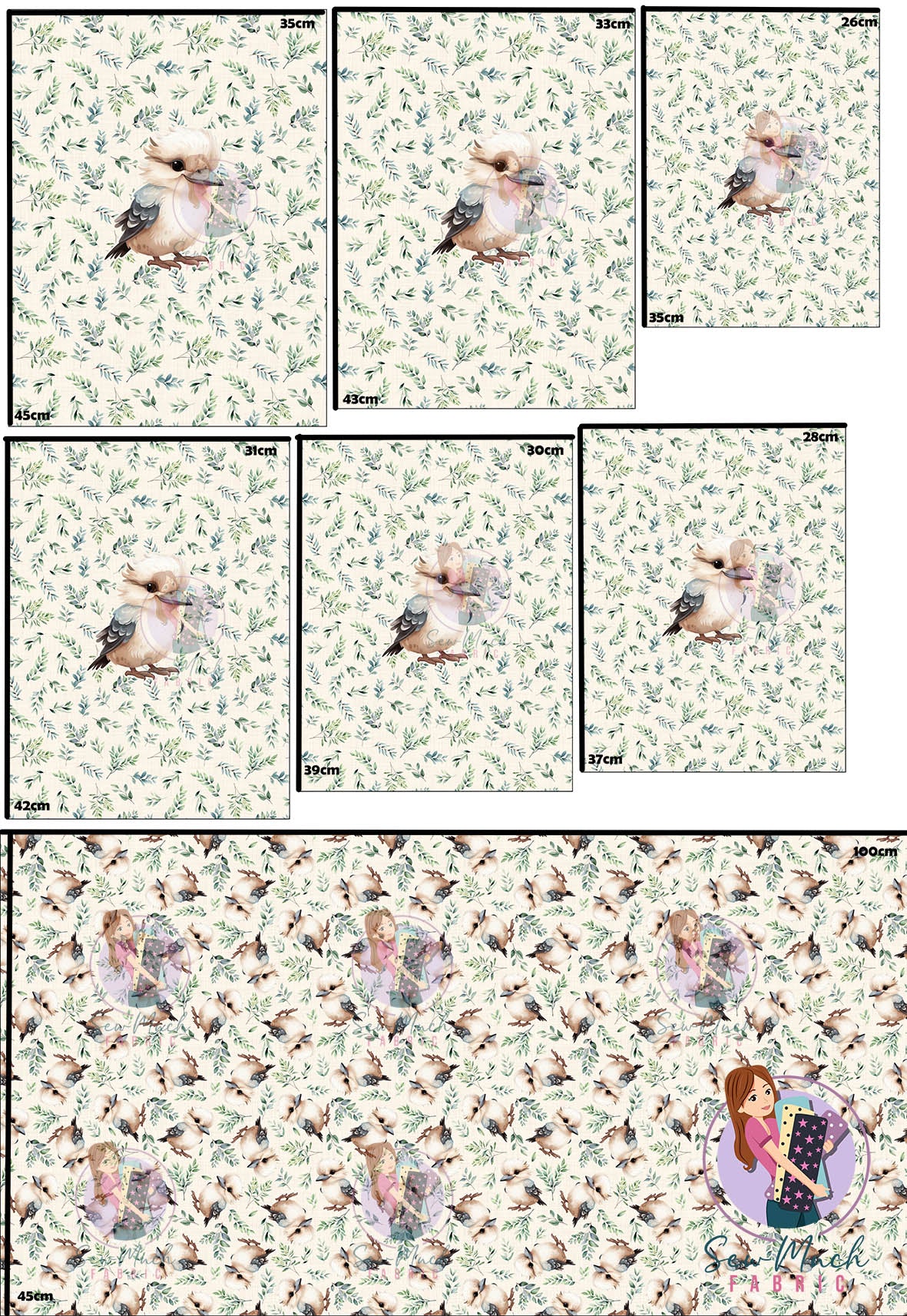 Unlimited Pre-Order: Kookaburra 'PANEL FOR ROMPERS'
