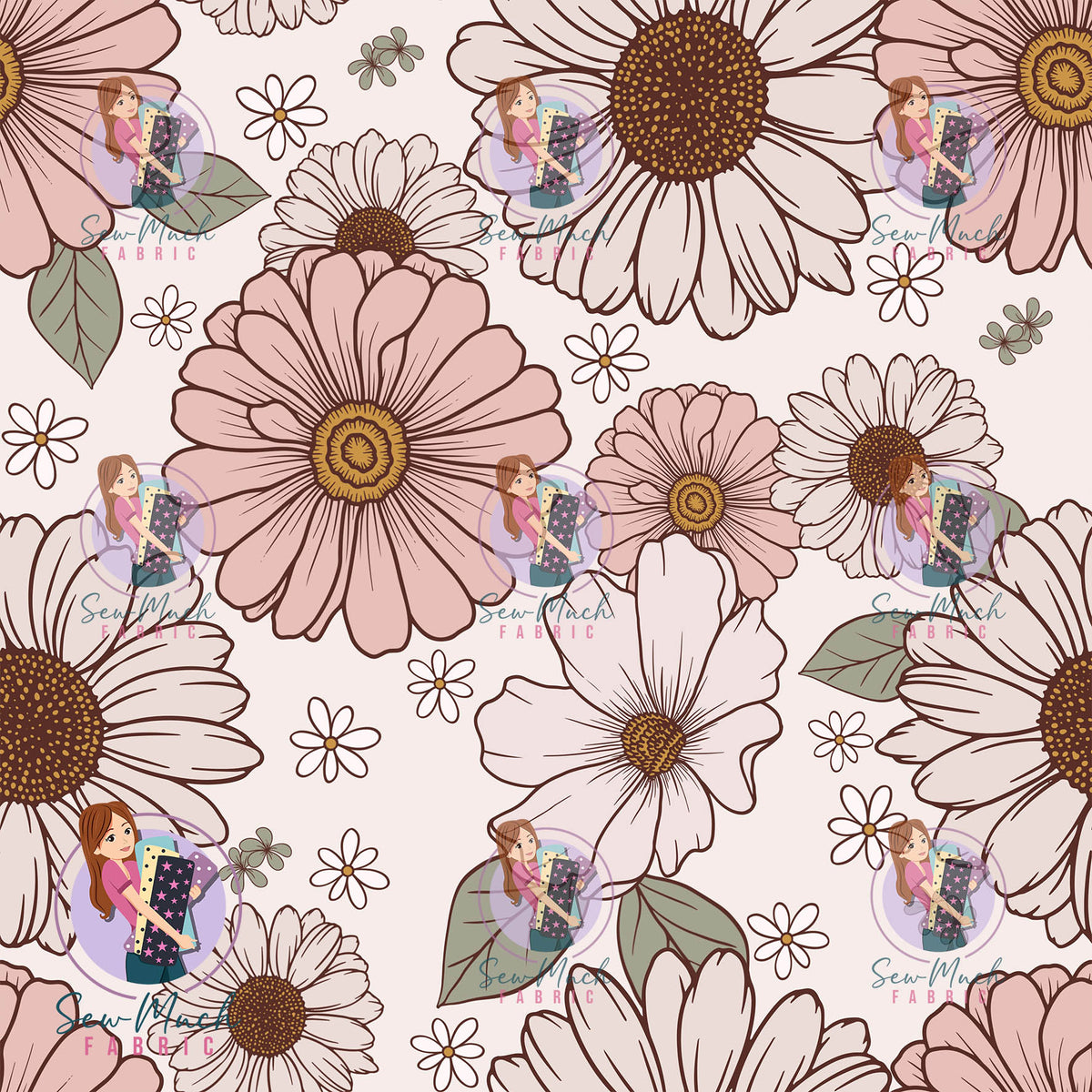 LAUREN Floral | Waterproof Canvas | Retail | Average Scale