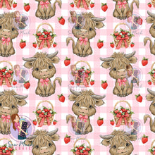Load image into Gallery viewer, Highland Cows Strawberry | Waterproof Canvas | Retail | Average Scale
