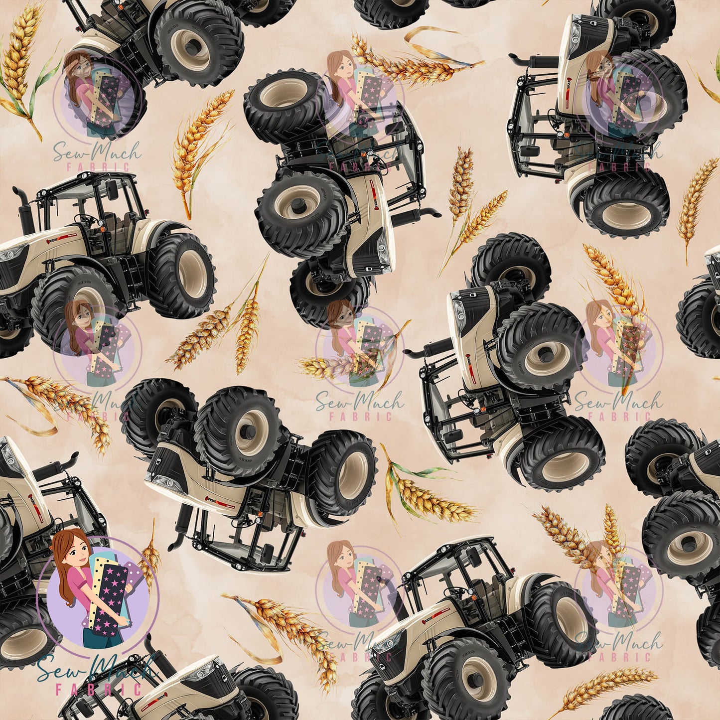 Tractors Beige | MINKY | Retail | Average Scale