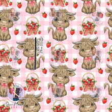 Load image into Gallery viewer, Highland Cows Strawberry | Waterproof Canvas | Retail | Average Scale

