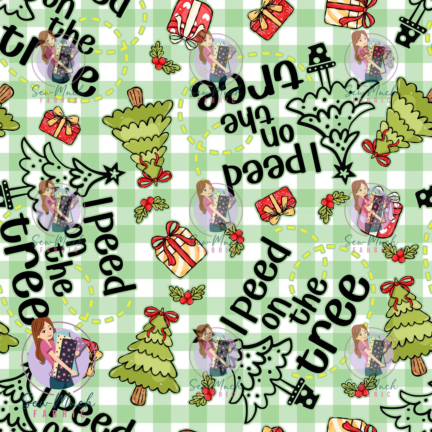 CHRISTMAS Pre-Order: I peed on the Tree Green