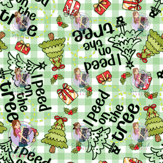 CHRISTMAS Pre-Order: I peed on the Tree Green