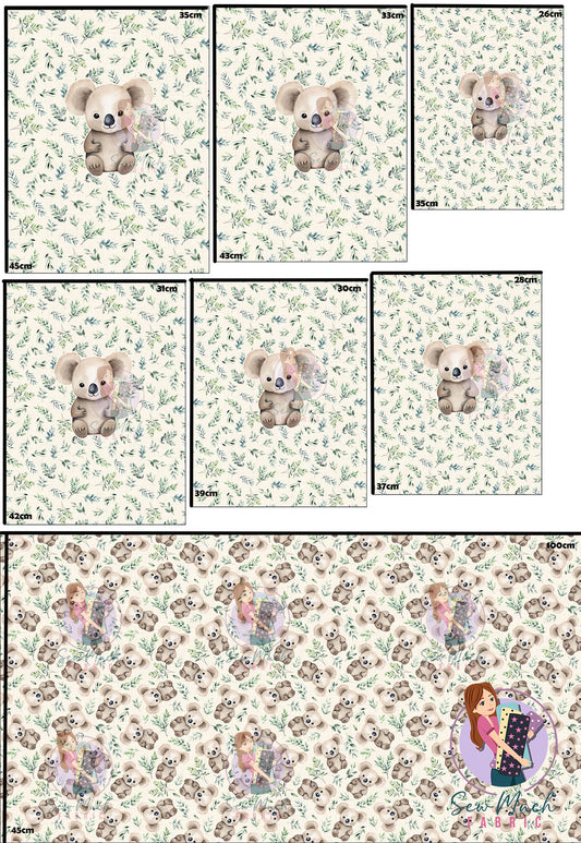 Unlimited Pre-Order: Koala 'PANEL FOR ROMPERS'
