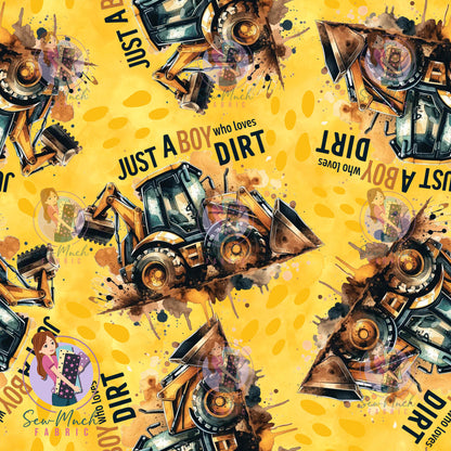 Unlimited Pre-Order: Just a boy who loves dirt Yellow