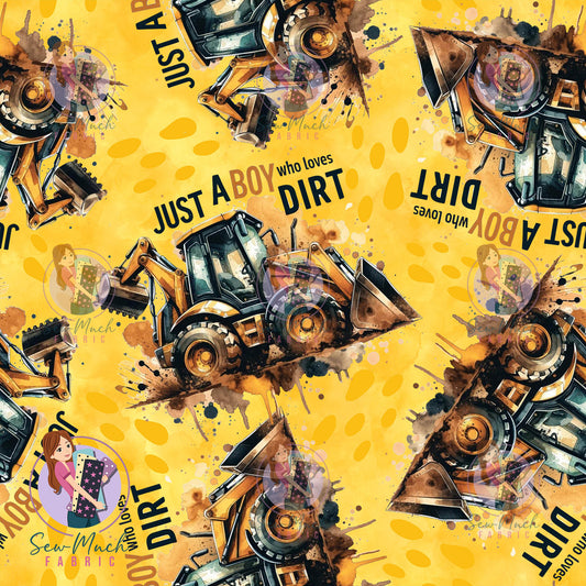 Unlimited Pre-Order: Just a boy who loves dirt Yellow