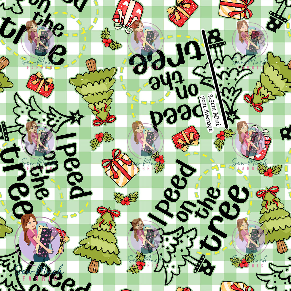 Christmas: I peed on the tree | Woven | Retail | Average Scale