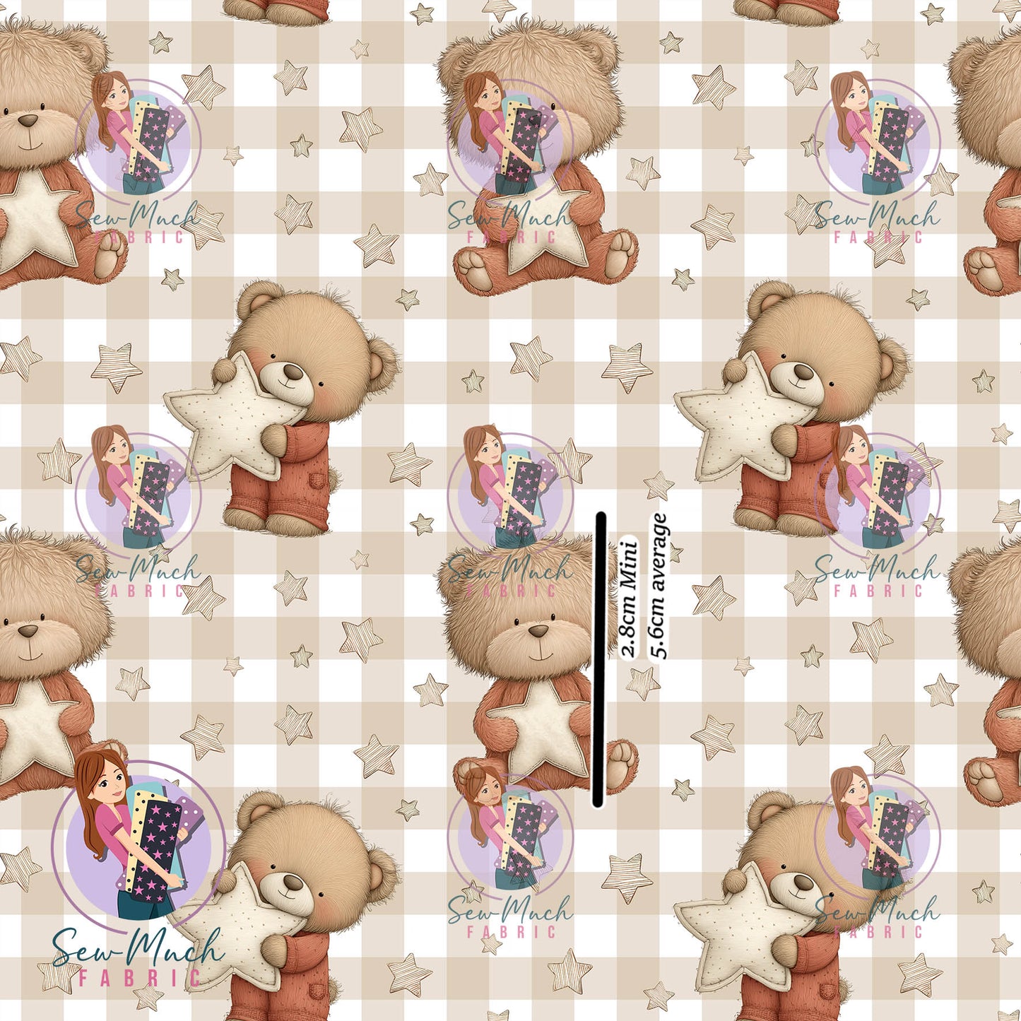 Teddy Star | French Terry | Retail | Average scale