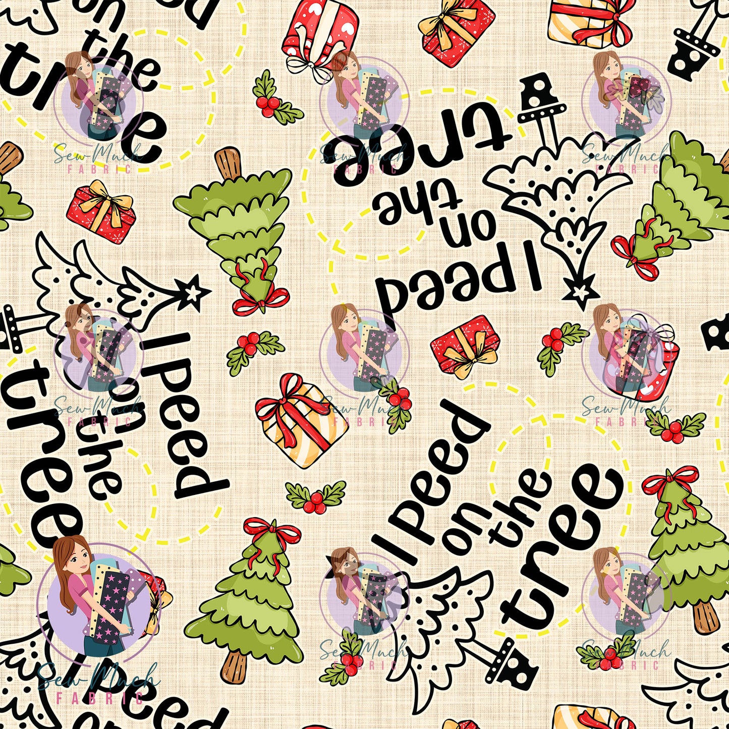 CHRISTMAS Pre-Order: I peed on the Tree Beige