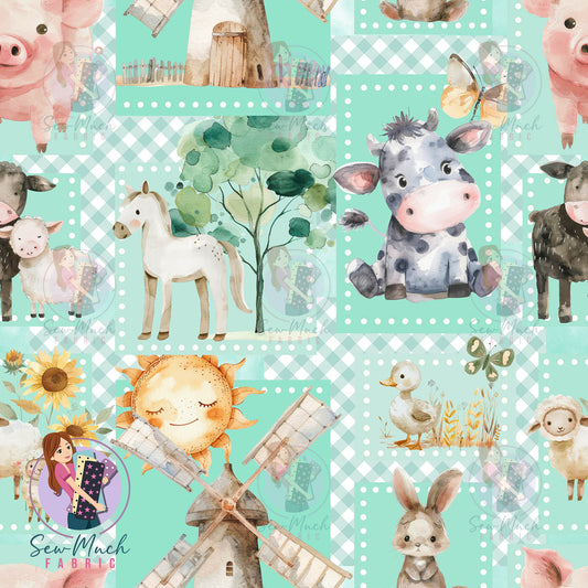 Unlimited Pre-Order: Farm Patchwork Green