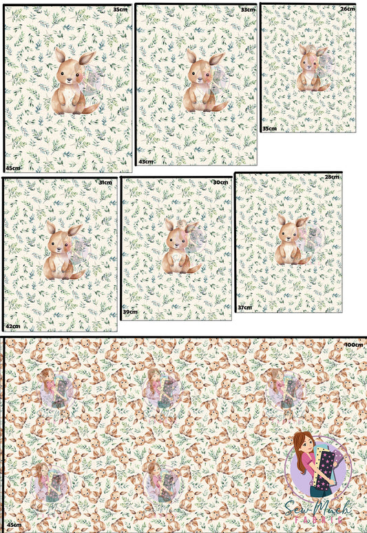 Unlimited Pre-Order: Kangaroo 'PANEL FOR ROMPERS'