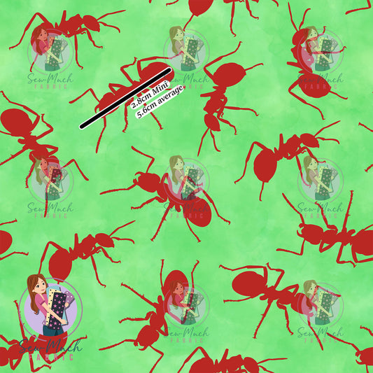 Red Ants | Woven | Retail | MINI Scale