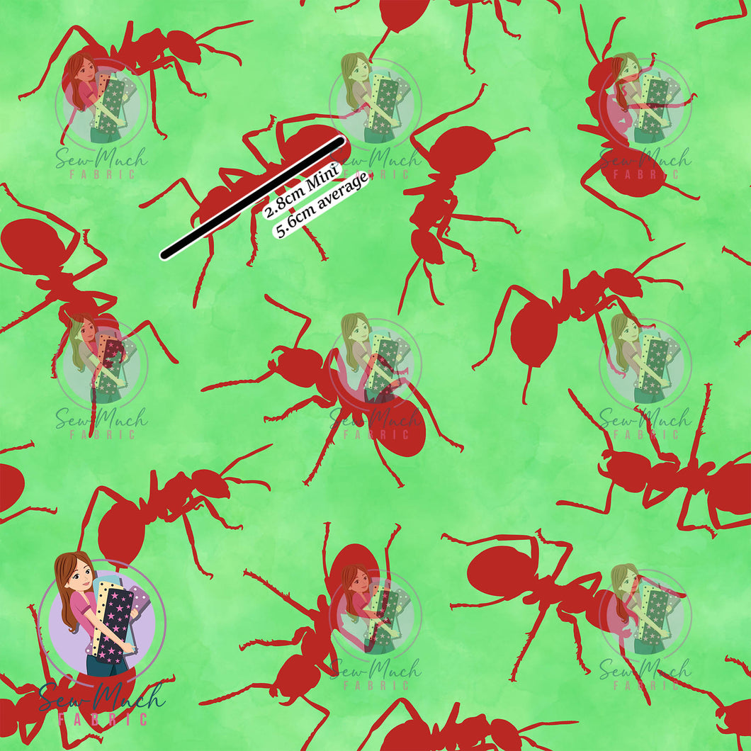 Red Ants | Woven | Retail | MINI Scale