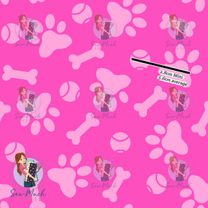 Pink Paw Prints | Canvas | Retail | Average Scale