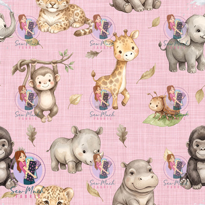 OCTOBER Pre-Order (1): Jungle Animals Pink